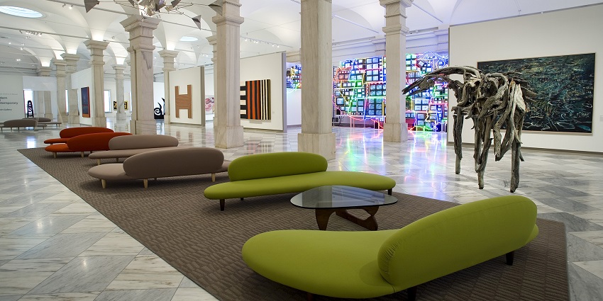 A view of the Smithsonian American Art Museum gives insight into American art