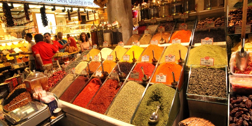 The best place for shopping in Turkey, which offers a variety of spices, herbs, and sweets