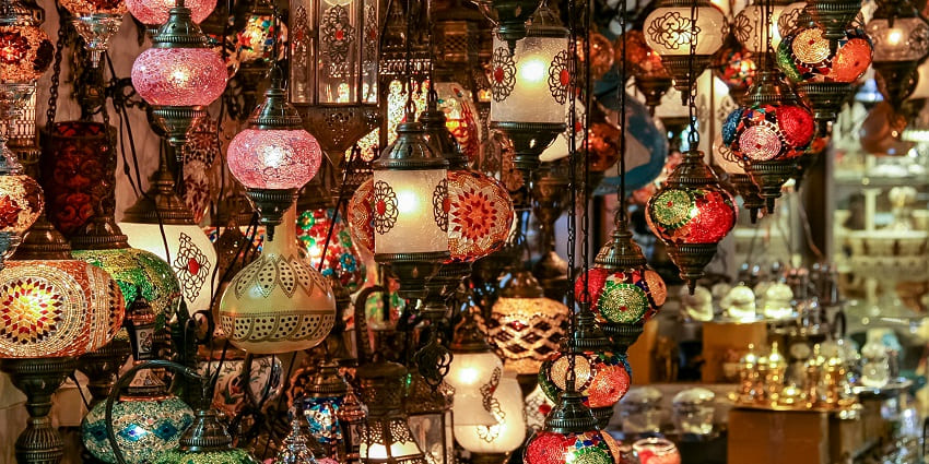 Spice Bazaar is the best place for shopping in Istanbul which offers spices and dried fruits.