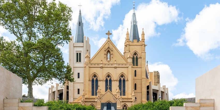 St Mary’s Cathedral, a spiritual place to visit in Perth.