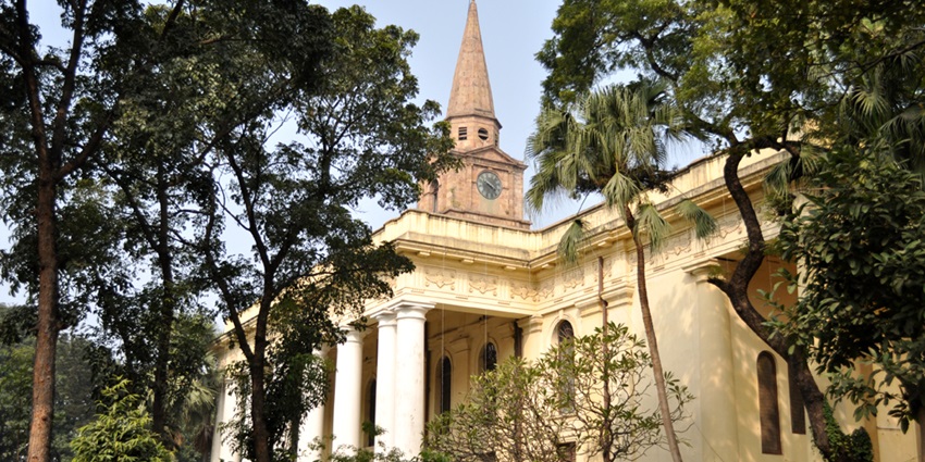 An image of the St. John's Church showcasing its neoclassical architectural style.