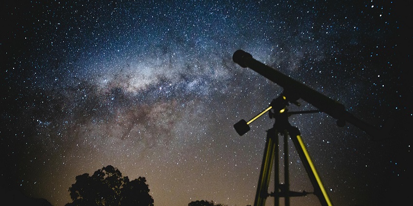 A view of a star-filled night sky in Sandhan Valley, perfect for stargazing enthusiasts.