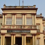 A picture of the stunning exterior view of the State Archaeological Museum, Kolkata.