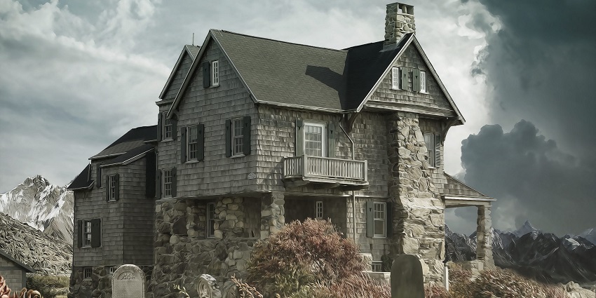 A picture of the Stone House, one of the oldest haunted places to visit in Ooty.