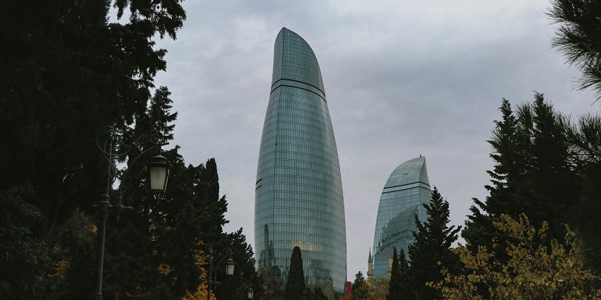 Things to do in Azerbaijan include visiting the park that offers panoramic views of Baku