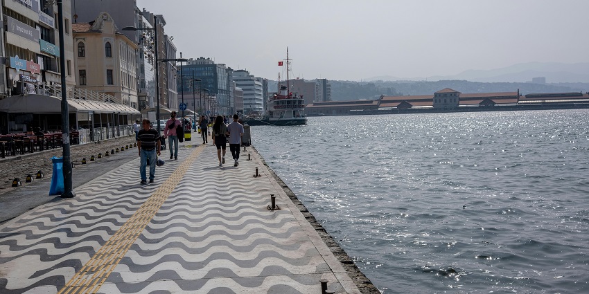 Things to see in Izmir include Kordon waterfront with gorgeous sea views.
