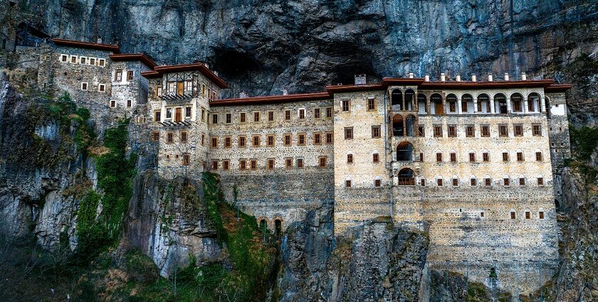 Sumela Monastery, the historic Greek Orthodox site carved into a stunning cliffside