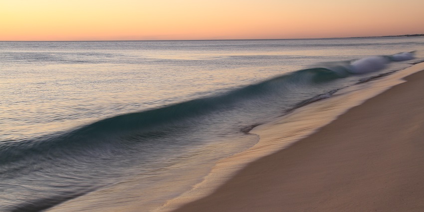 One of the recommended Perth's beaches has a secluded and serene ambiance