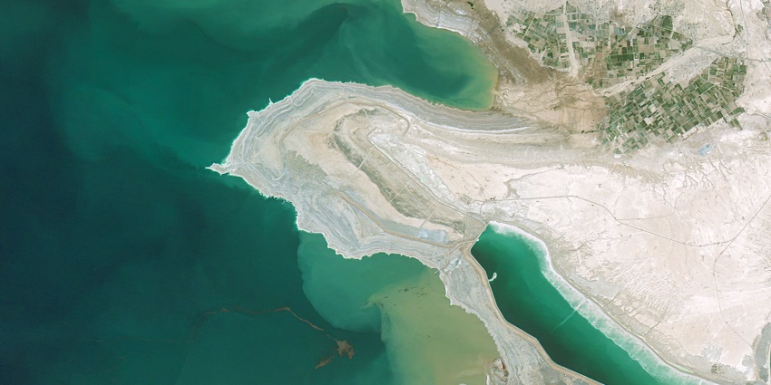 Unique experience of floating in the salt-rich Dead Sea.