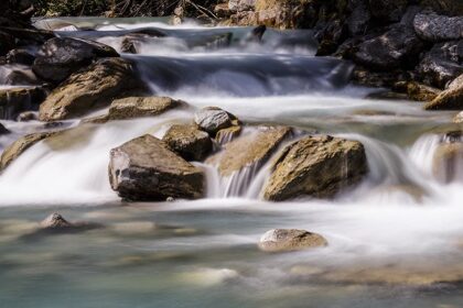 Switzerland waterfalls with scenic views and natural magnificence.