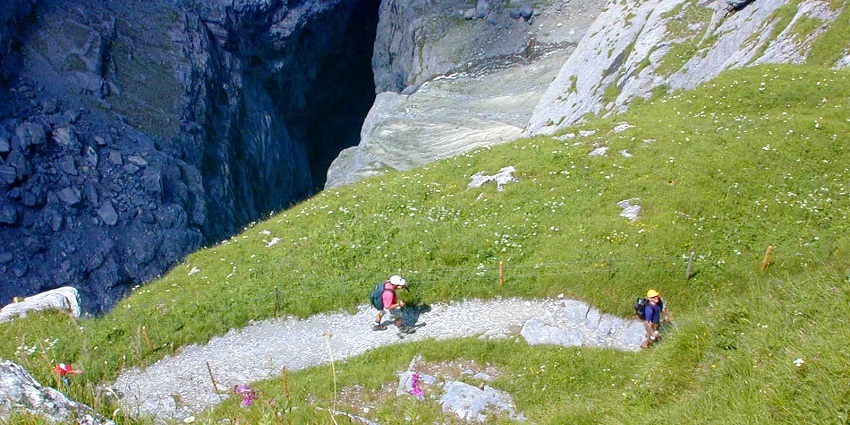 Experience the peace of Tek Park while trekking in Switzerland.