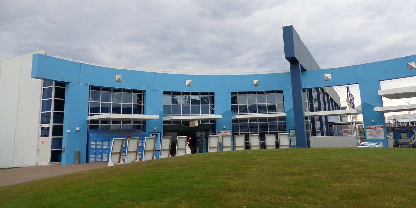 A view of the entrance area of the International Antarctic Centre.