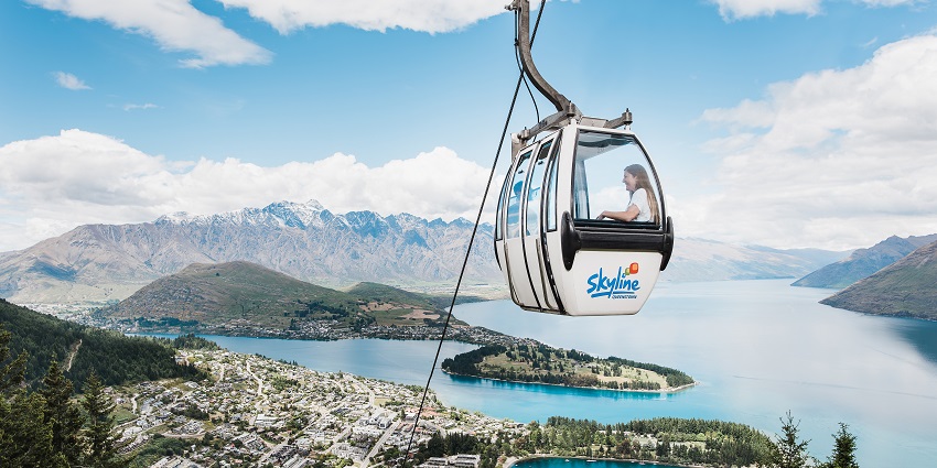 Things to do in Queenstown include riding the Skyline Gondola ascending Bob's Peak.