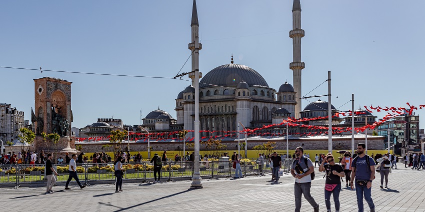 Central Square in Istanbul, is known for shopping, dining, and entertainment.