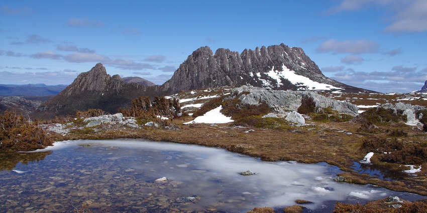 A view of Tasmania from Mt. Wellington, a place to visit in Australia