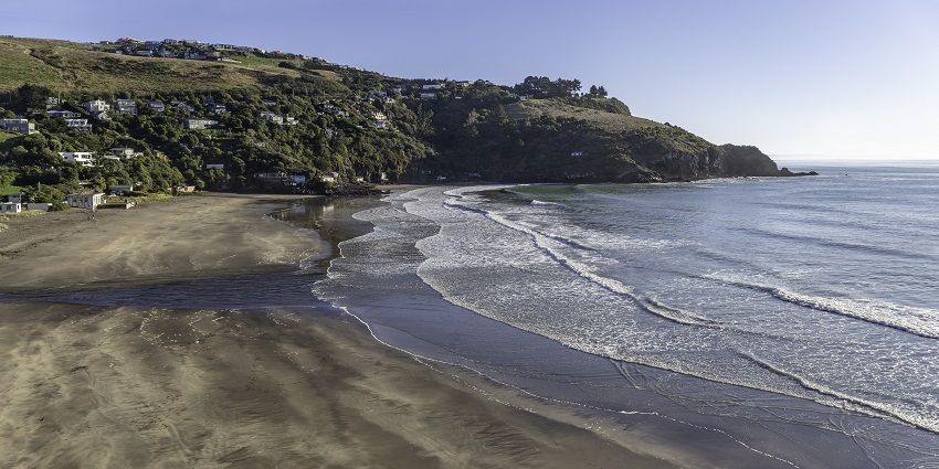 A hill near Taylor Mistake Beach near Christchurch–Best beach to visit in New Zealand
