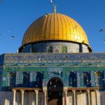 A glimpse of Temple Mount, the historic religious site with iconic architecture and significance.