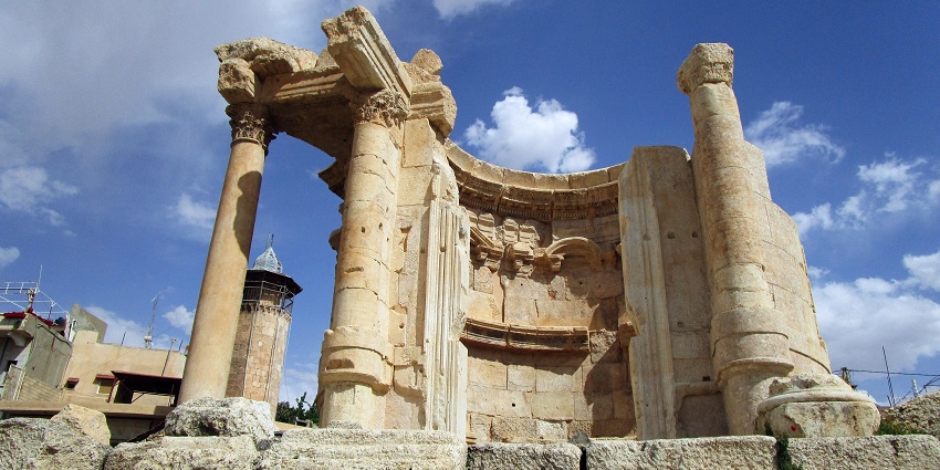 Image of temple of Venus - Roman Lebanon temples with unique circular designs