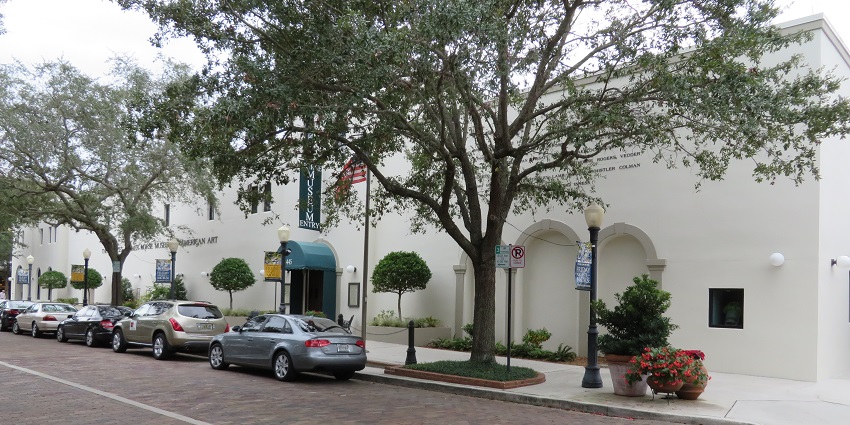 The picture of the Charles Hosmer Morse Museum of American Art in Orlando, Florida.