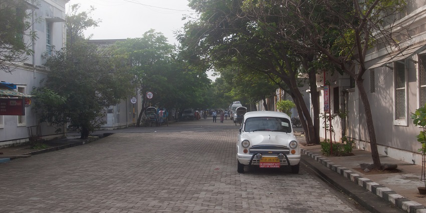 A picture of The French Colony, one of the most haunted places in Pondicherry.