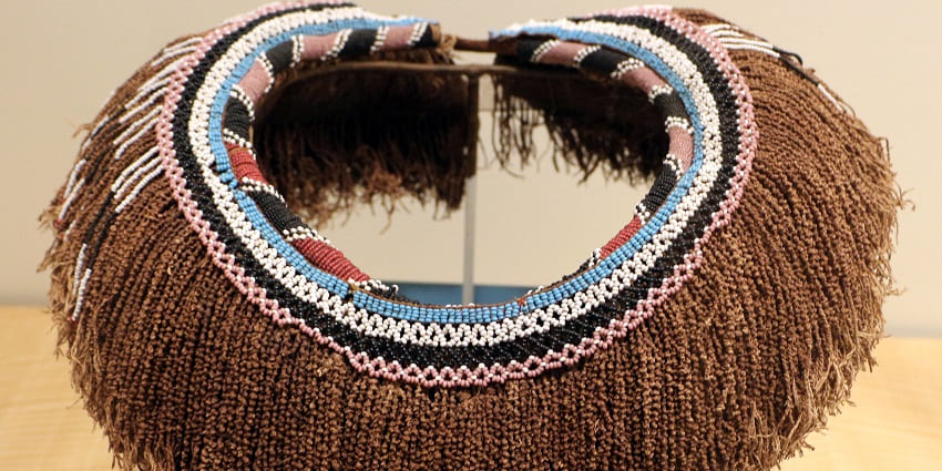 A Zulu art at Kwa Muhle Museum which is one of the art museums in Durban.