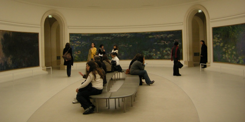Art museum is known for Monet's water lilies and collections in orangerie museum
