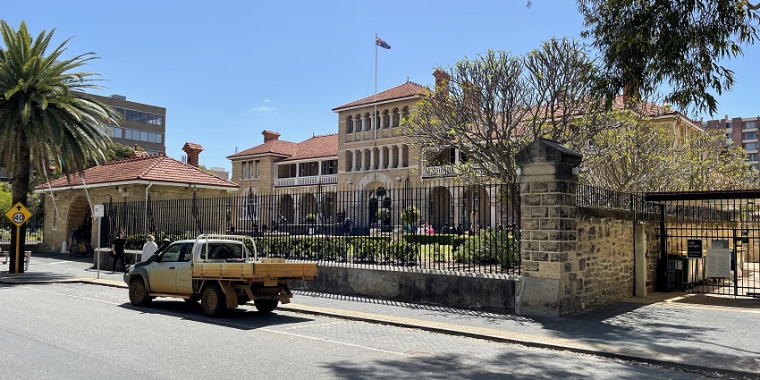 Majestic view of the Perth Mint, a place to visit.