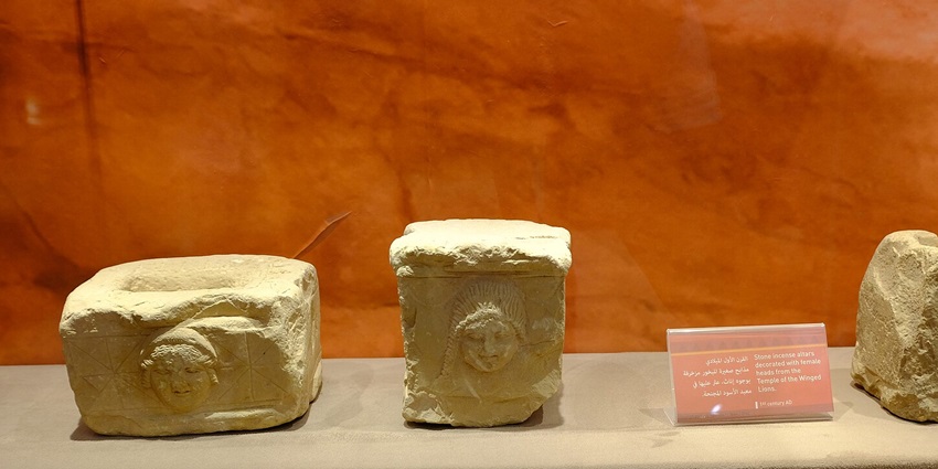 Museum featuring artefacts and history of Petra near the Monastery Petra Jordan.