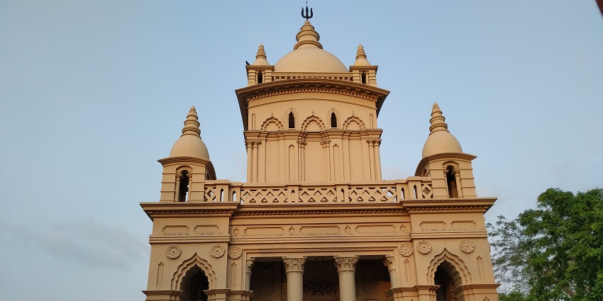 A picture of Vivekananda Temple, known for its association with Swami Vivekananda.