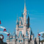 The Cinderella Castle in Walt Disney World Resort, one of the theme parks in USA.