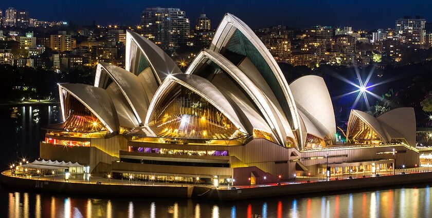 A scenic view of Sydney Opera House, highlighting popular things to do in Australia.