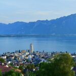 Things to do in Montreux include exploring the town surrounded by the majestic mountains.