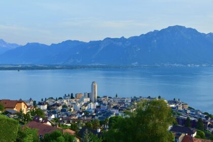 Things to do in Montreux include exploring the town surrounded by the majestic mountains.