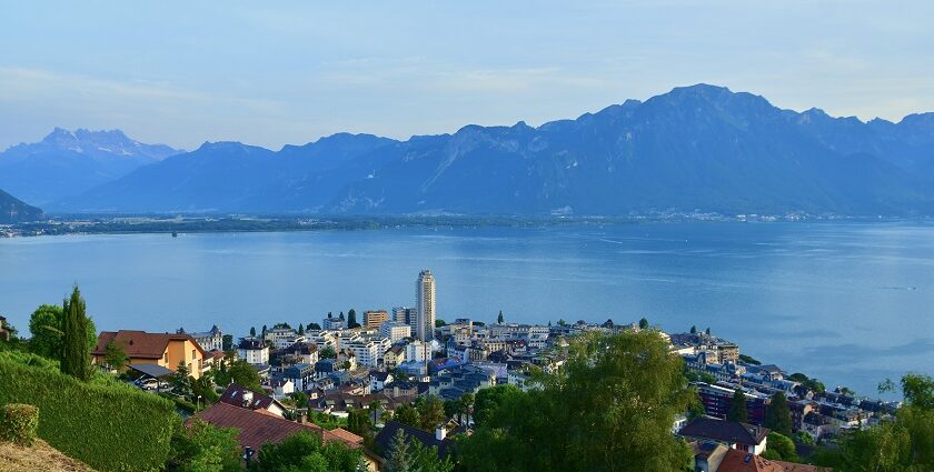 Things to do in Montreux include exploring the town surrounded by the majestic mountains.