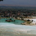 Things to do in Pamukkale include exploring the white terraces, thermal waters, and ancient ruins