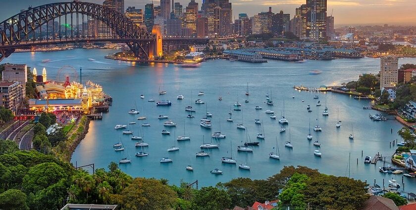 A beautiful picture of Sydney skyline at dusk time–Things to do in Sydney, Australia