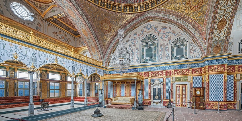 Historic palace showcasing Ottoman architecture, gardens, and royal artifacts.
