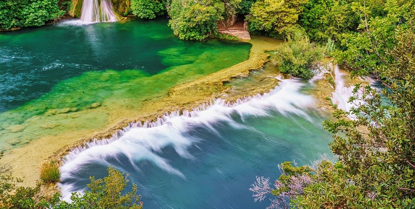A picture of Turga Waterfalls, which is one of the best waterfalls in West Bengal