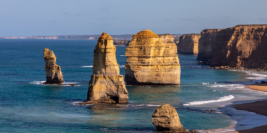 Explore these limestone Apostles near Port Campbell National Park