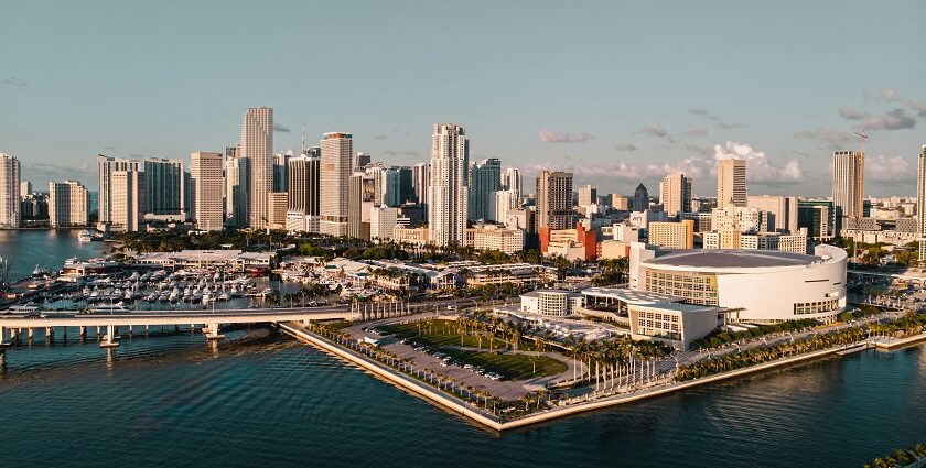 An image of couples enjoying romantic moments during Valentine's Day in Miami