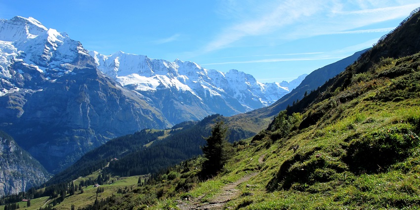 Experience Vai Rhanana's majestic Swiss Alps and serene trails
