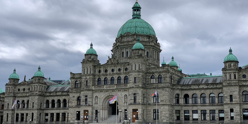 The Legislative Assembly of British Columbia in Victoria, a top spot to enjoy Valentine’s Day in Canada