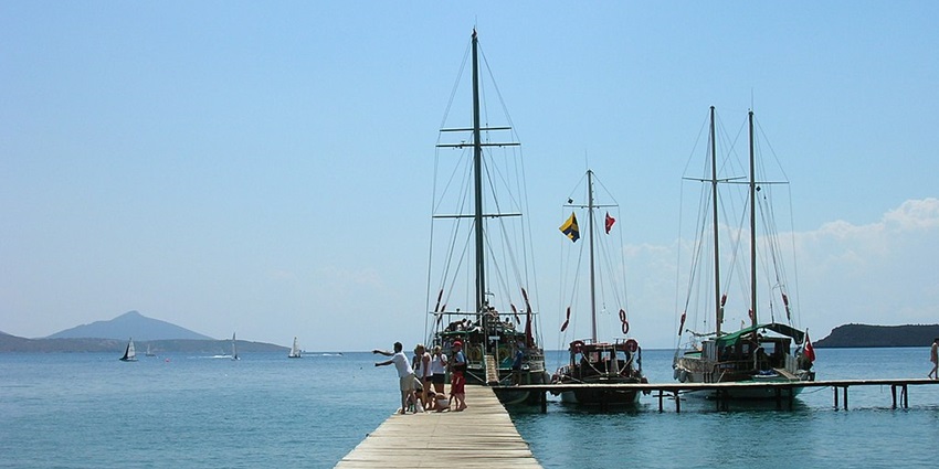 Things to do in Bodrum include the Camel beach ideal for camel rides and sunbathing.