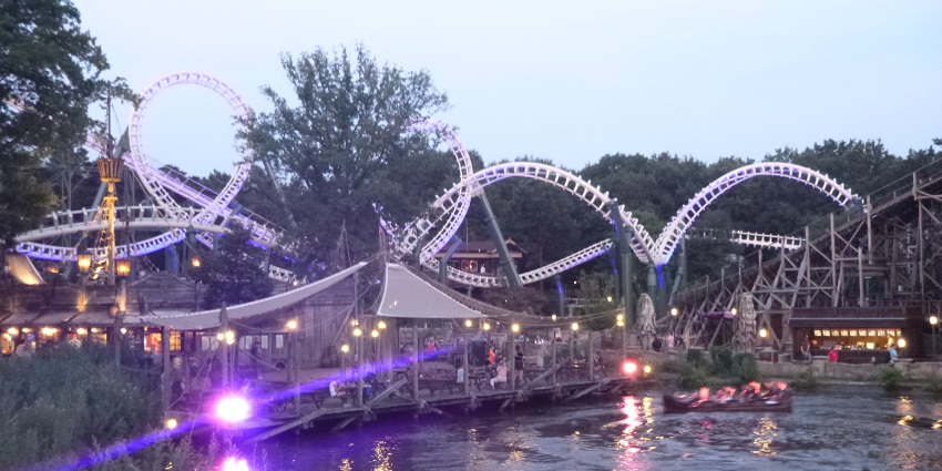 Magical theme park offering fairy-tale adventures and thrilling rides.