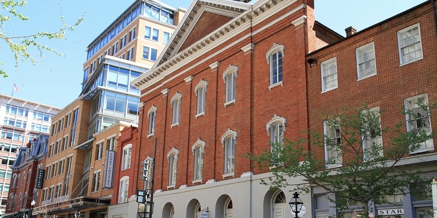Exterior view of Ford’s Theatre showcasing its brick architecture exploring this is best things to do in Washington D.C