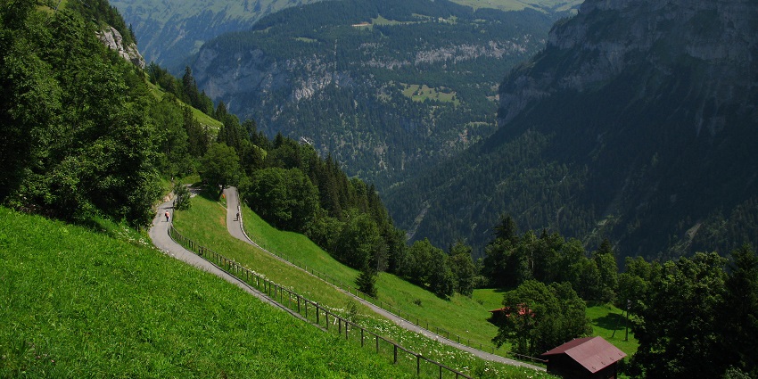Explore the peaceful alpine village of Gimmelwald in Switzerland