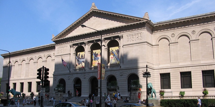 The Art Institute of Chicago in Illinois is one of the largest art museums in the USA.