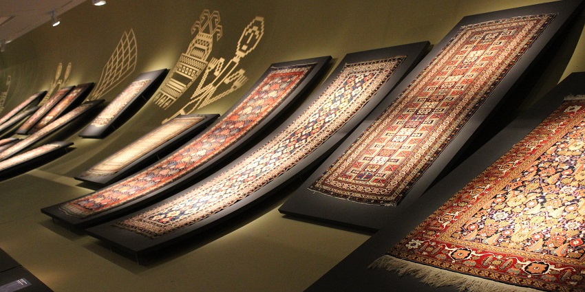 Unique museum showcasing intricate Azerbaijani carpets and textile art