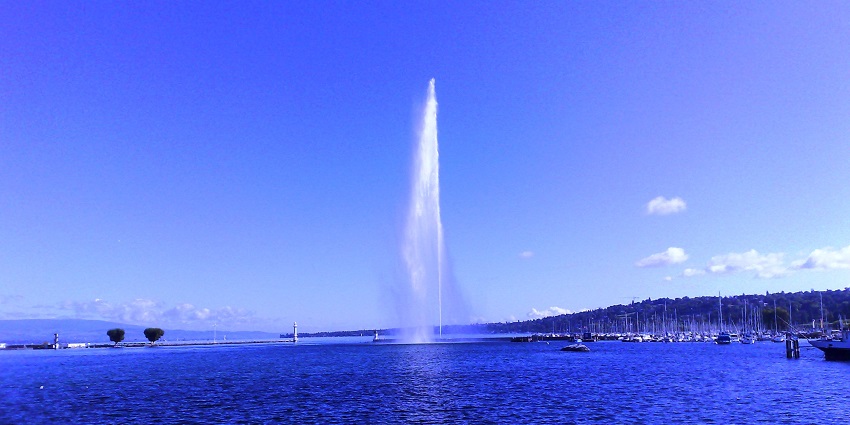Things to do in Geneva include visiting the iconic fountain shooting water high into Lake Geneva