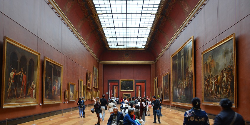 Things to do in France include visiting the museum showcasing masterpieces